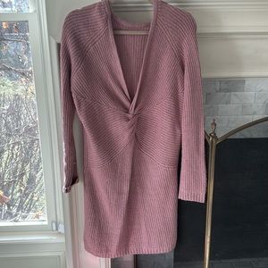 Mauve Pink size Medium sweater dress